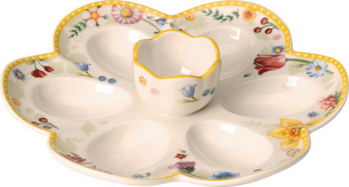 PODSTAVEK ZA JAJCE - večbarvno, Basics, keramika (20/19/5cm) - Villeroy & Boch