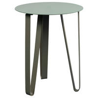 KONFERENČNÍ STOLEK, zelená, kov, 40/40/50 cm - zelená, Design, kov (40/40/50cm) - Xora