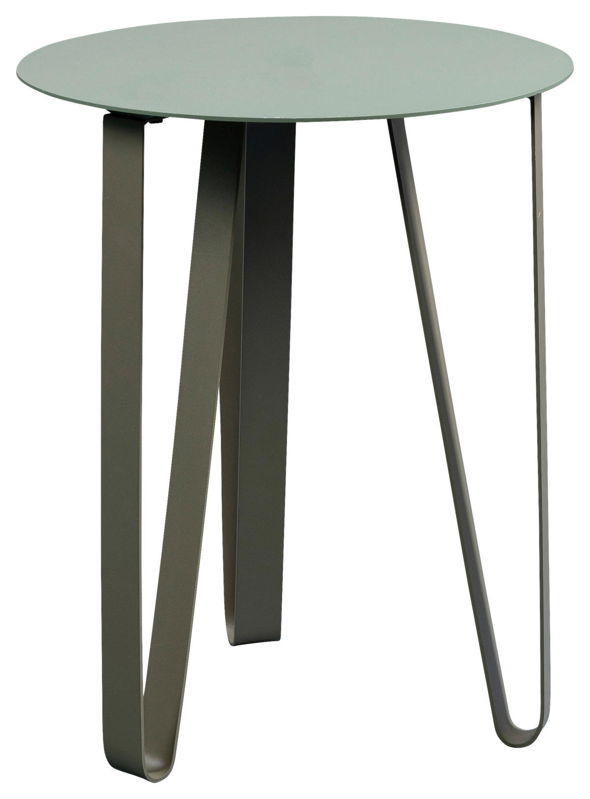 KONFERENČNÍ STOLEK, zelená, kov, 40/40/50 cm - zelená, Design, kov (40/40/50cm) - Xora