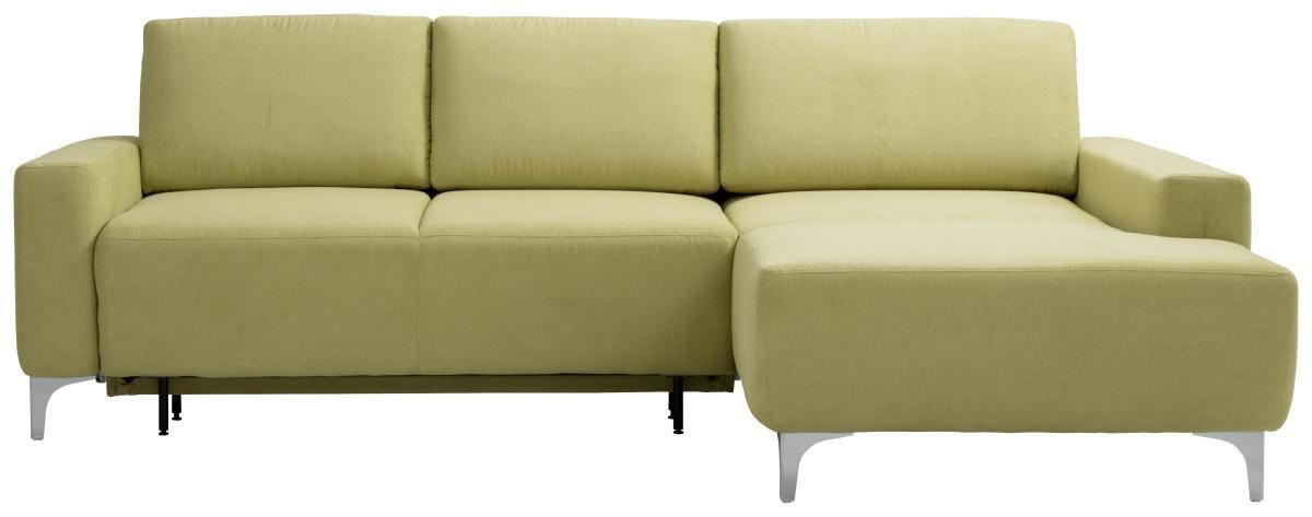 Freisteller von Sedda ECKSOFA Hellgrün Chenille.