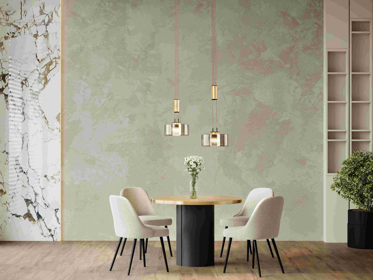 LED-PENDELLEUCHTE Lavin 64/20/160 cm   - Schwarz, Design, Glas/Metall (64/20/160cm) - Fischer & Honsel