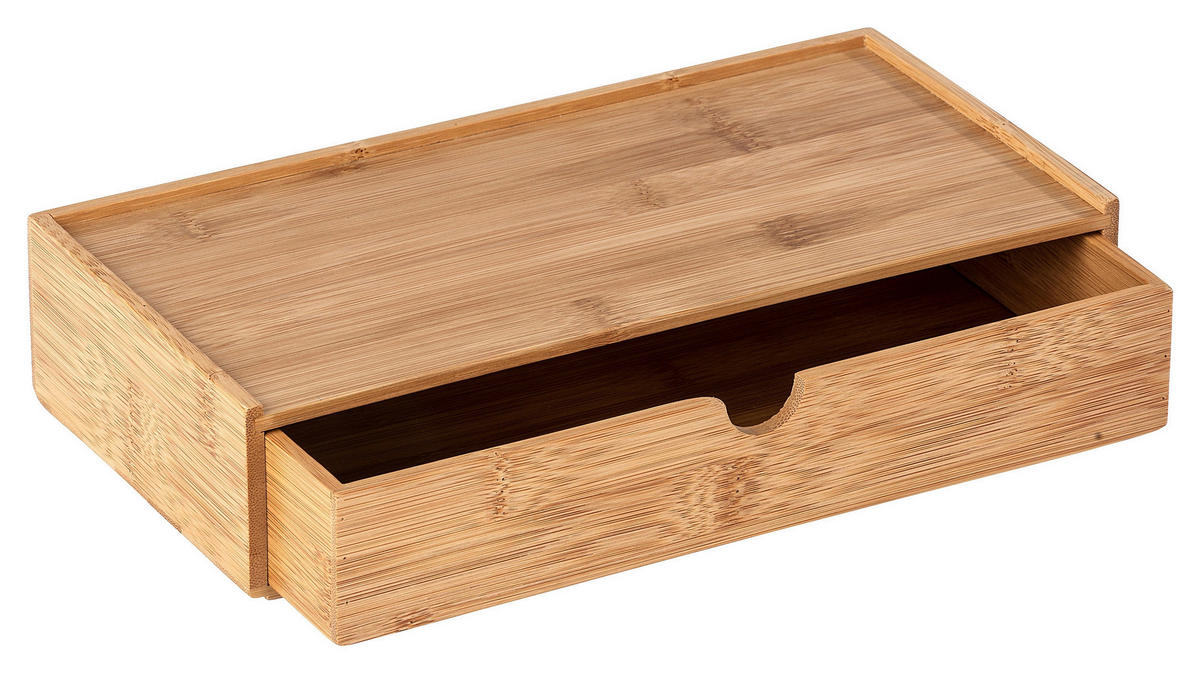 ORGANIZER  - Braun, Basics, Holz (28/6/14cm) - Wenko