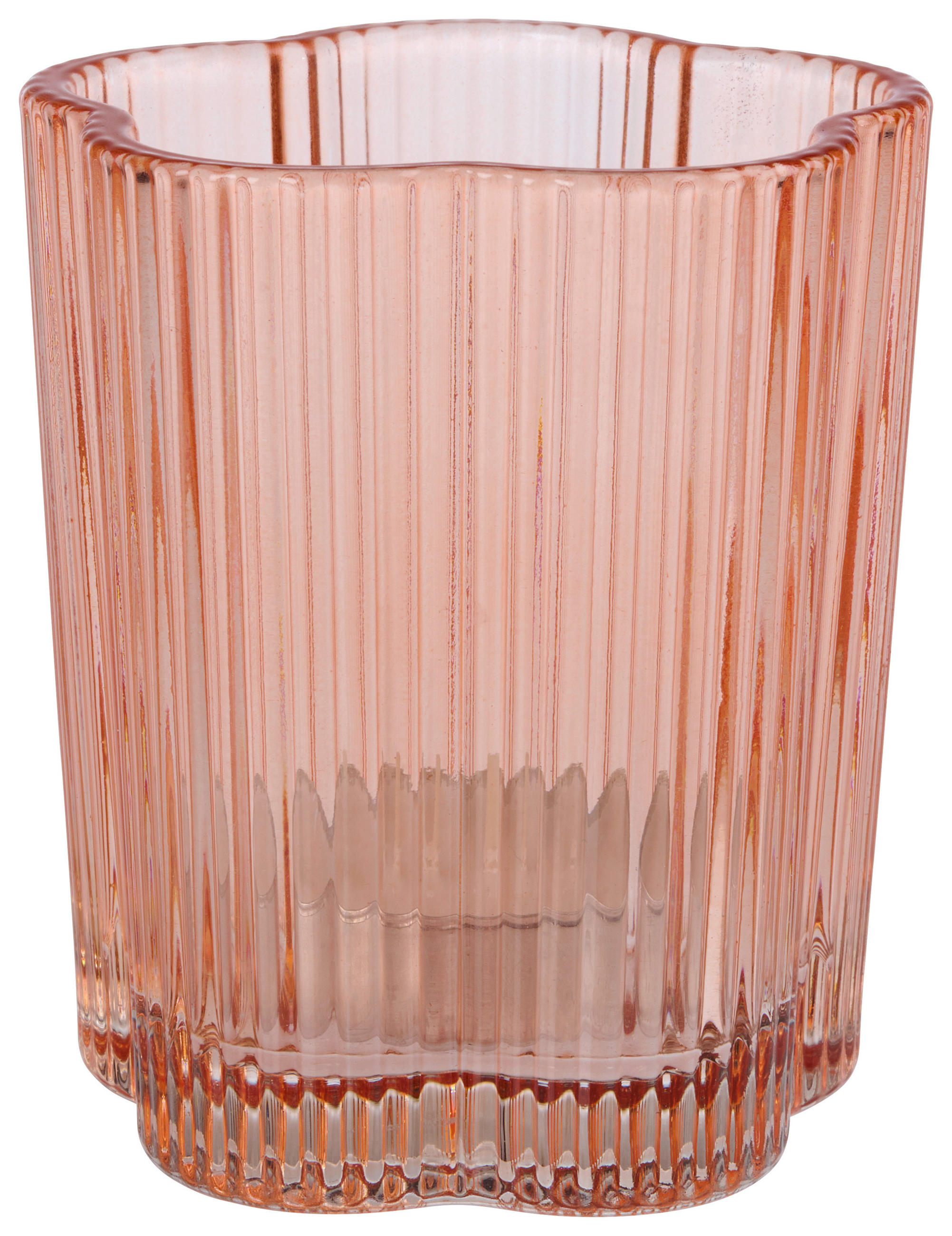 TEELICHTGLAS - Koralle, Basics, Glas (7,5/8,5cm)