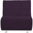 SCHLAFSESSEL in Textil Violett - Chromfarben/Violett, Design, Textil/Metall (84/88/103cm) - Novel SCHLAFSESSEL in Textil Violett - Chromfarben/Violett, Design, Textil/Metall (84/88/103cm) - Novel