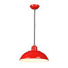 HÄNGELEUCHTE 30/29.9 cm    - Rot, Design, Metall (30/29.9cm) - Elstead Lighting