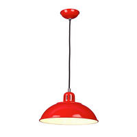 HÄNGELEUCHTE 30/29.9 cm    - Rot, Design, Metall (30/29.9cm) - Elstead Lighting