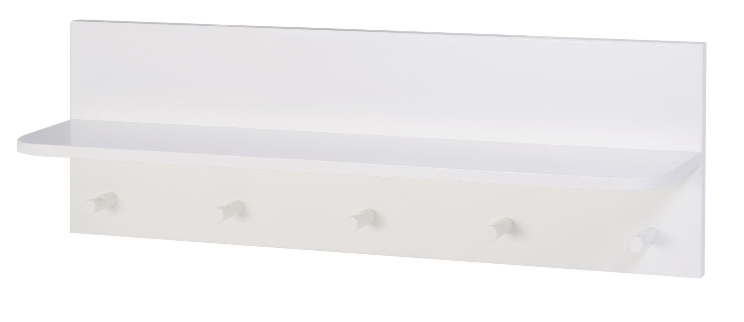 WANDBOARD in 90/29/18 cm Weiß  - Weiß, Trend, Holzwerkstoff (90/29/18cm) - My Baby Lou