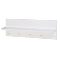 WANDBOARD in 90/29/18 cm Weiß  - Weiß, Trend, Holzwerkstoff (90/29/18cm) - My Baby Lou