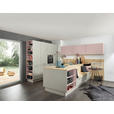 EINBAUKÜCHE   - Eichefarben/Rosa, Design, Holzwerkstoff - Dieter Knoll