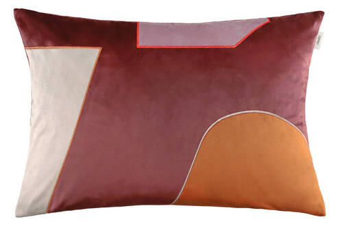 POTAH NA POLŠTÁŘ  38/58 cm - oranžová/starorůžová, Basics, textil (38/58cm) - Esprit