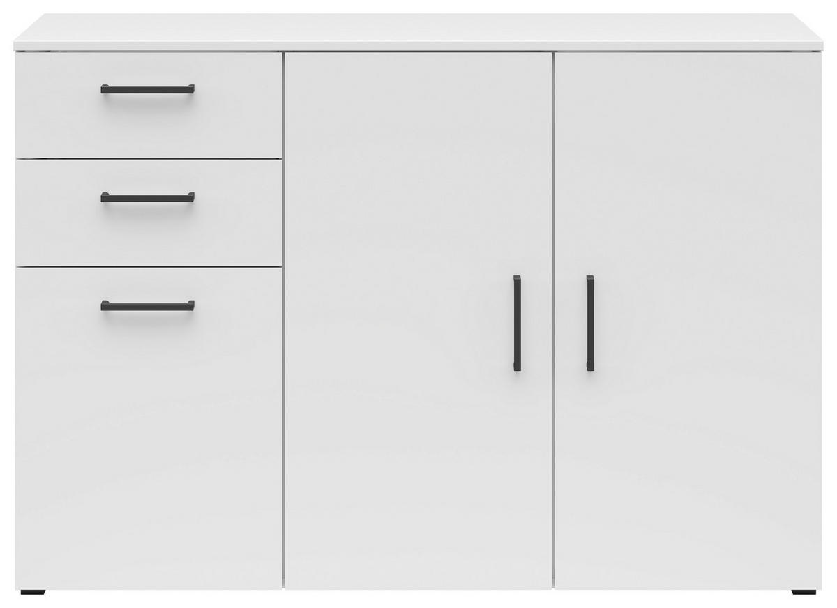 KOMMODE  in 120/83/40 cm  - Anthrazit/Schwarz, MODERN, Holzwerkstoff/Kunststoff (120/83/40cm) - Carryhome