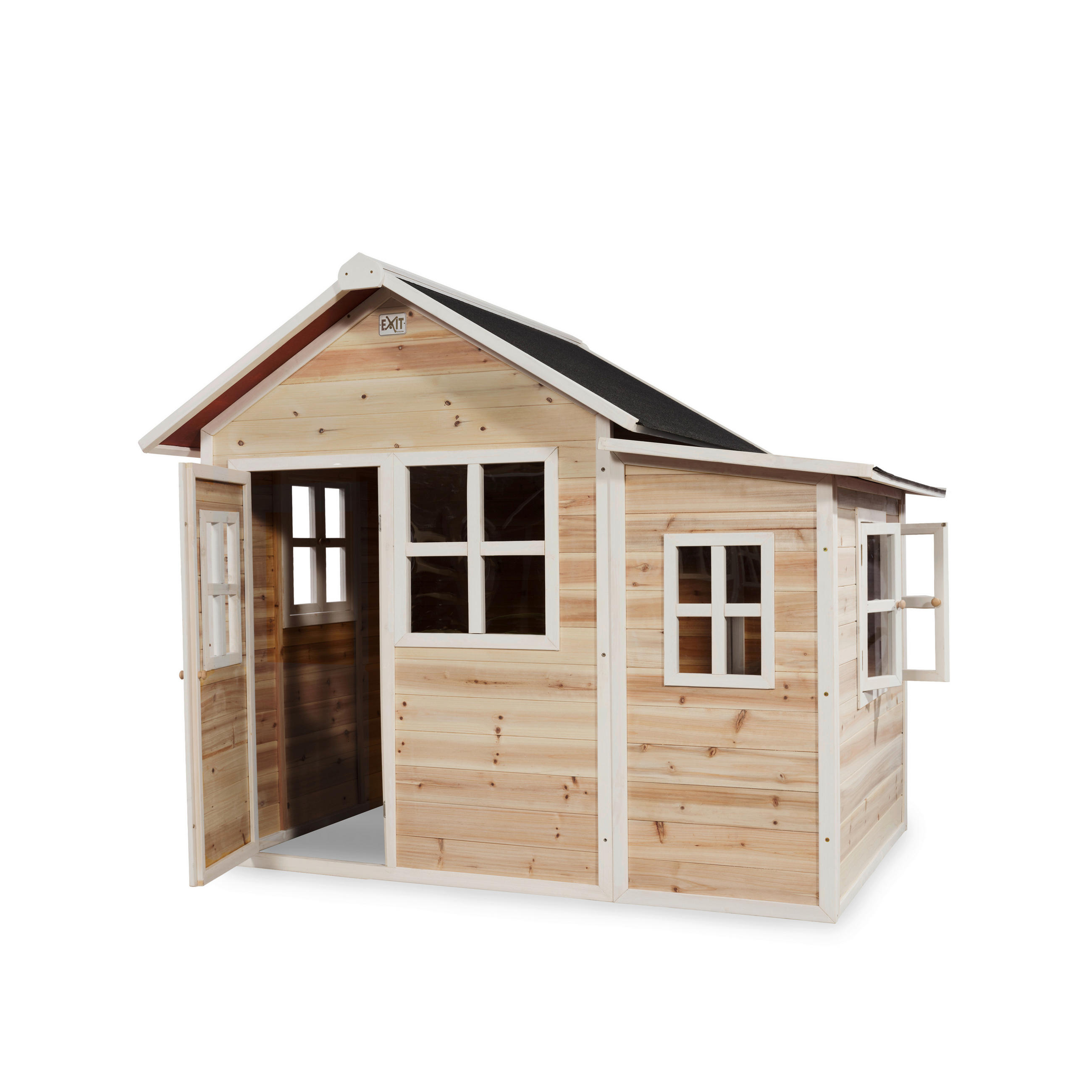 SPIELHAUS  - Naturfarben, KONVENTIONELL, Holz (188/149/159cm) - EXIT Toys