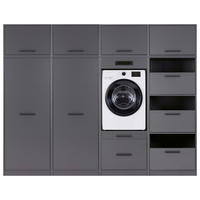 HAUSWIRTSCHAFTSRAUM 268/208/68 cm  in Anthrazit  - Anthrazit, MODERN, Holzwerkstoff (268/208/68cm) - home24