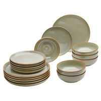KOMBISERVICE Olivgrün Noah 18-teilig 6 Personen  - Olivgrün, Basics, Keramik