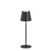 NABÍJATEĽNÁ STOLNÁ LAMPA, senzorový stmievač, 11/36,5 cm  - čierna/piesková, Konventionell, kov (11/36,5cm) - Schöner Wohnen