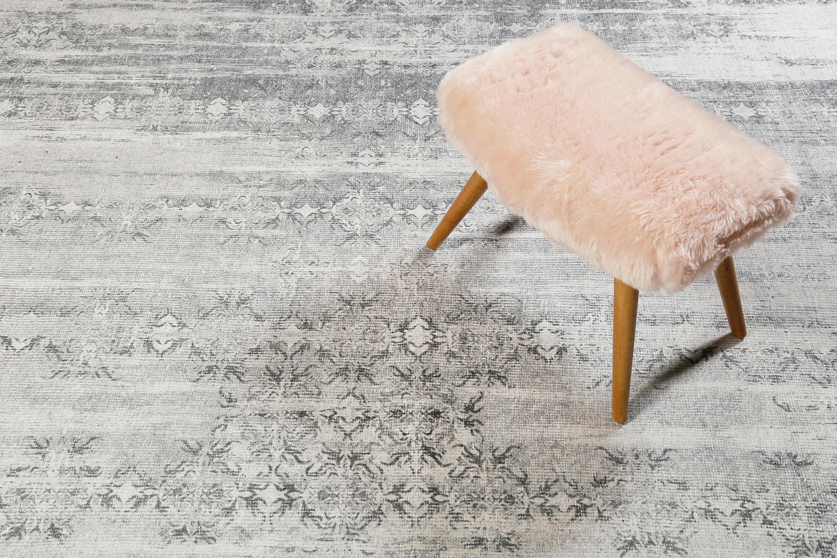 WEBTEPPICH 160/230 cm Alaska Grau, Weiß  - Weiß/Grau, LIFESTYLE, Textil (160/230cm) - WECON HOME