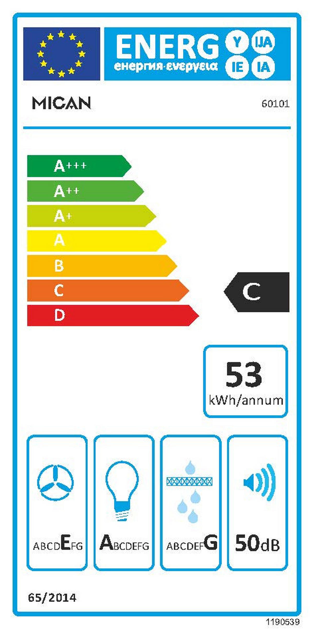 DUNSTABZUGSHAUBE 60101  - Schwarz, Basics, Metall (60/80-150/42cm) - Mican