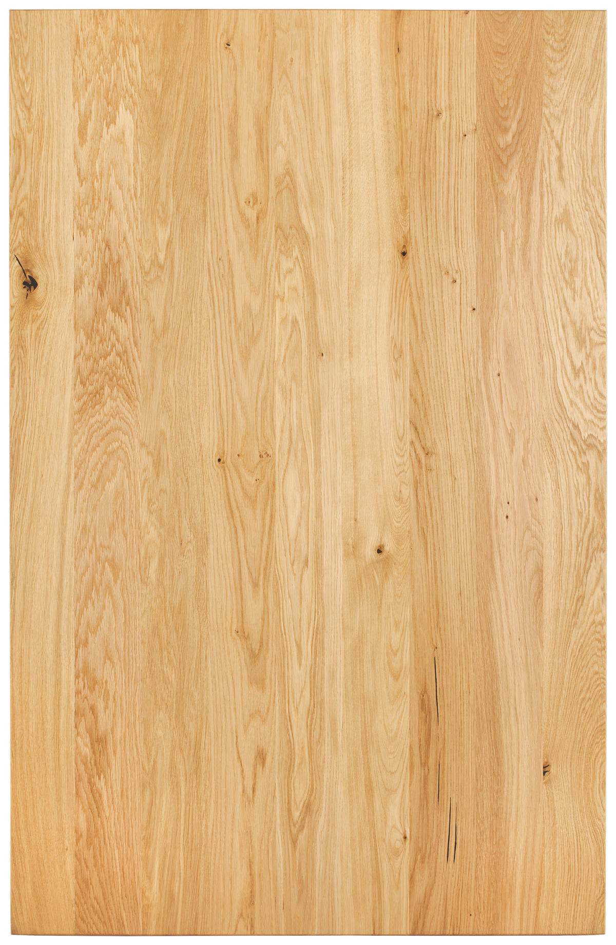 STOLOVÁ DOSKA divoký dub dyhované - farba duba, Natur, drevo (140/90/3cm) - Valdera