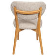 STUHL  Stoffauswahl Webstoff  Eichefarben, Beige  - Eichefarben/Beige, MODERN, Holz/Textil (51/86/60cm) - Carryhome