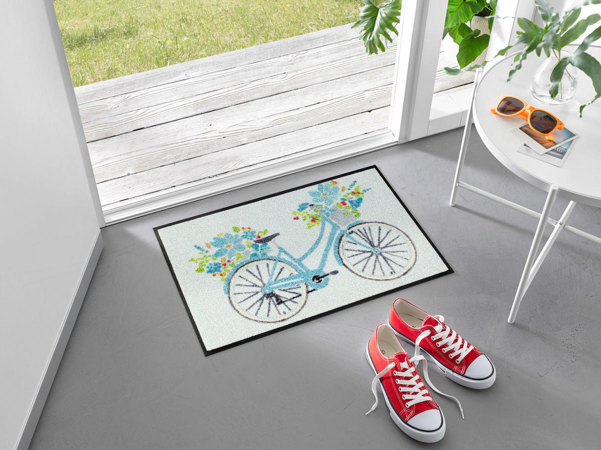 FUßMATTE 40/60 cm Daisy Daisy  - Multicolor, Trend, Kunststoff/Textil (40/60cm) - wash+dry