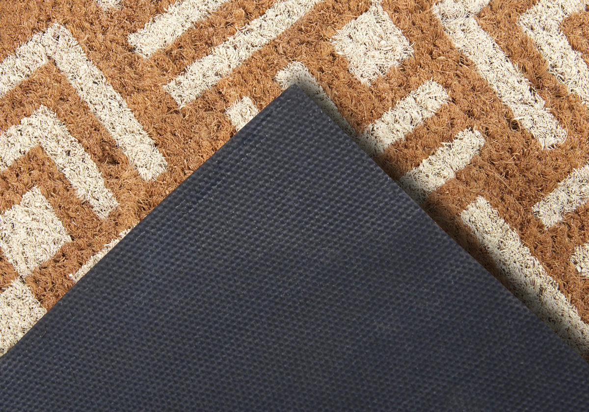 KOKOSMATTE 45/75 cm Mix Mats  - Hellbraun/Schwarz, Basics, Naturmaterialien/Kunststoff (45/75cm) - Hanse Home