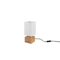 NAMIZNA SVETILKA  Woody   12/12/30 cm          - bela, Natur, tekstil/les (12/12/30cm)