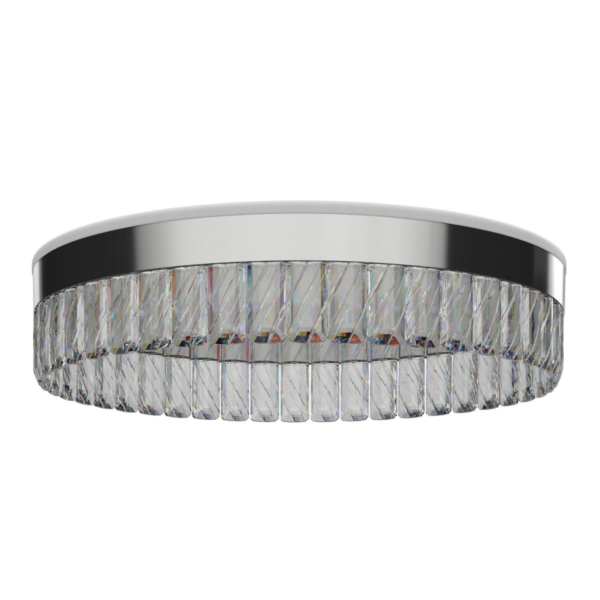 LED-DECKENLEUCHTE Bunda 40/11 cm  - Klar, Design, Glas/Kunststoff (40/11cm) - Glandor