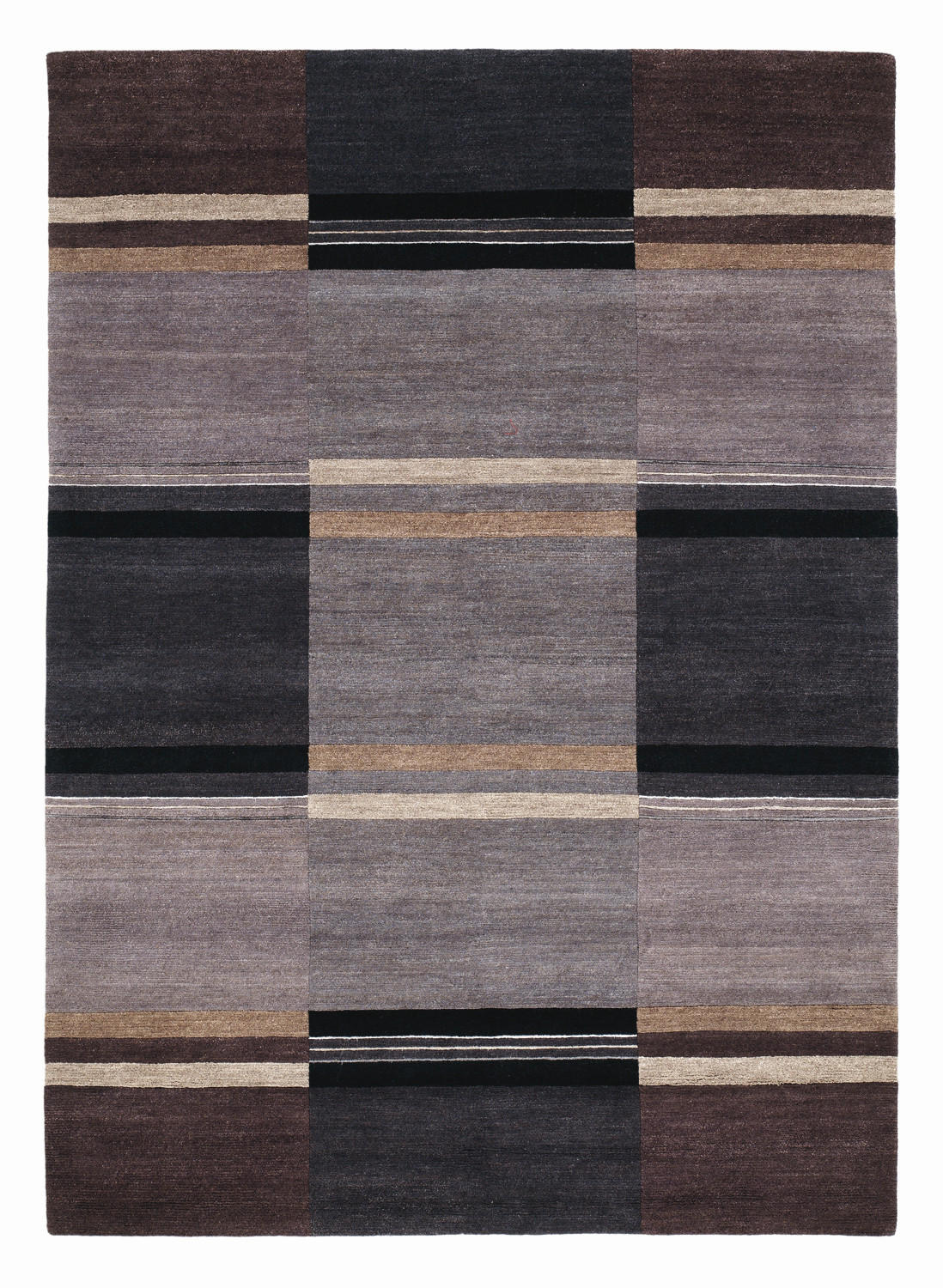 WOLLTEPPICH 140/200 cm Senstion Silk Soya Dunkelgrau rechteckig  - Dunkelgrau, Basics, Textil (140/200cm) - Cazaris