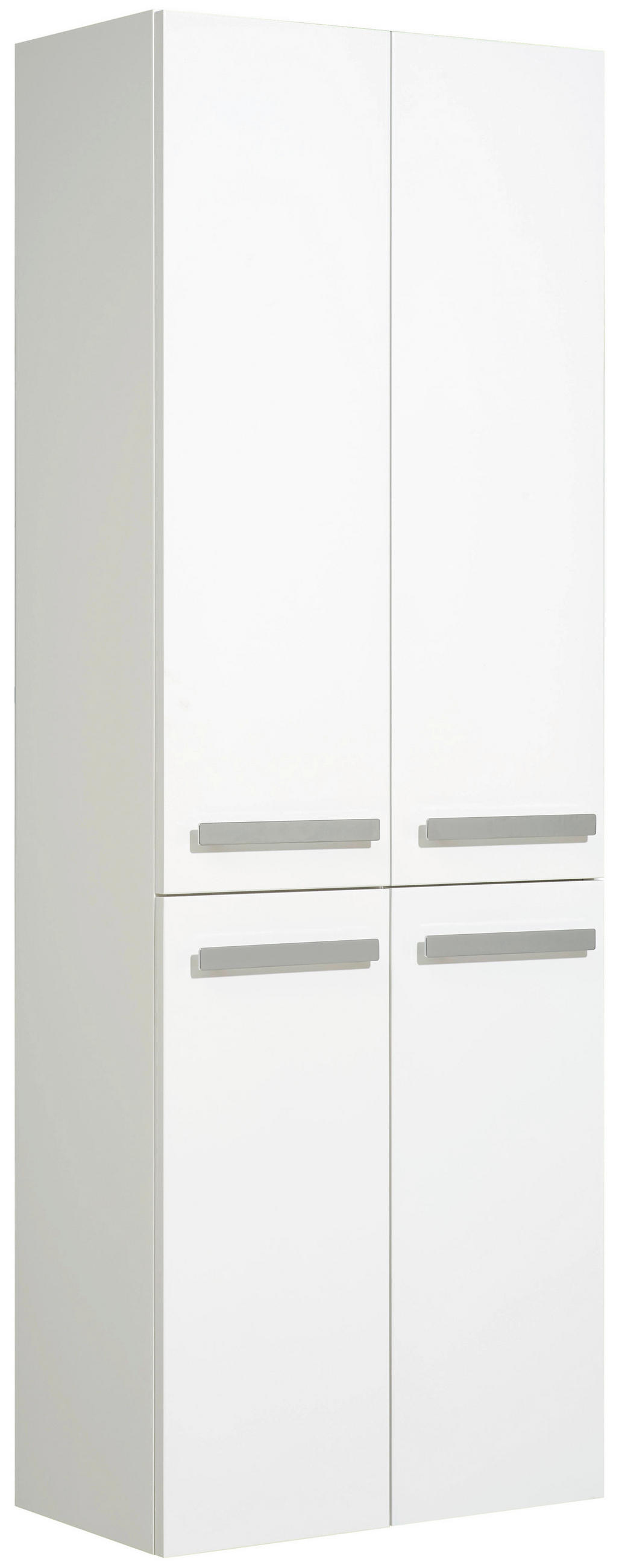 Sadena Hochschrank Weiß Hochglanz 60x168x33 cm