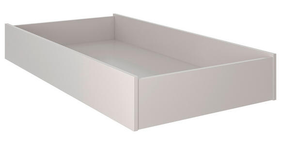 BETTSCHUBKASTEN Hellgrau  - Hellgrau, MODERN, Holzwerkstoff/Kunststoff (120cm) - Xora