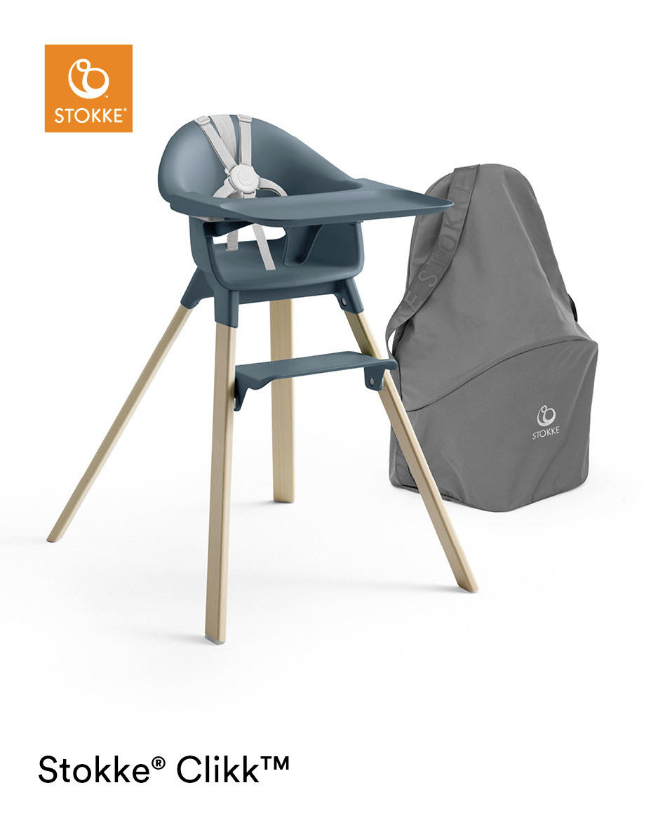 HOCHSTUHL Clikk  - Dunkelblau/Naturfarben, Design, Holz/Kunststoff (56/82,5/69cm) - Stokke