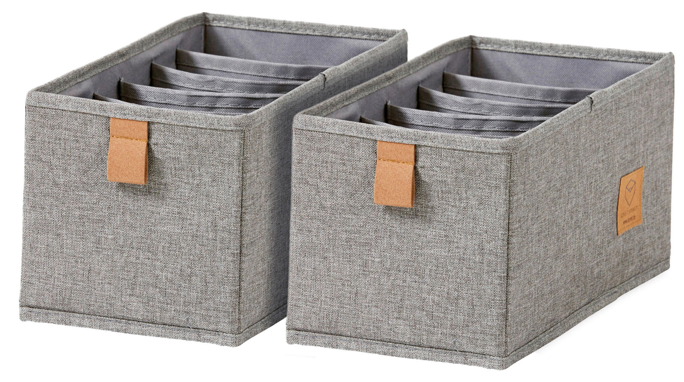 ORGANIZER  - Grau, Basics, Karton/Textil (30/15/15cm) - Store It