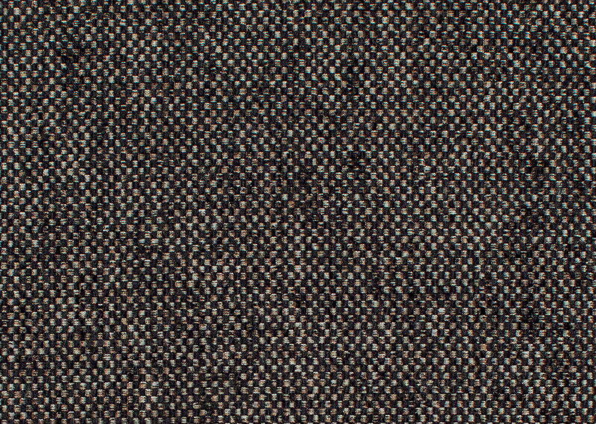 ECKSOFA in Webstoff Dunkelbraun  171/265 cm  - Dunkelbraun/Schwarz, Design, Kunststoff/Textil (171/265cm) - home24
