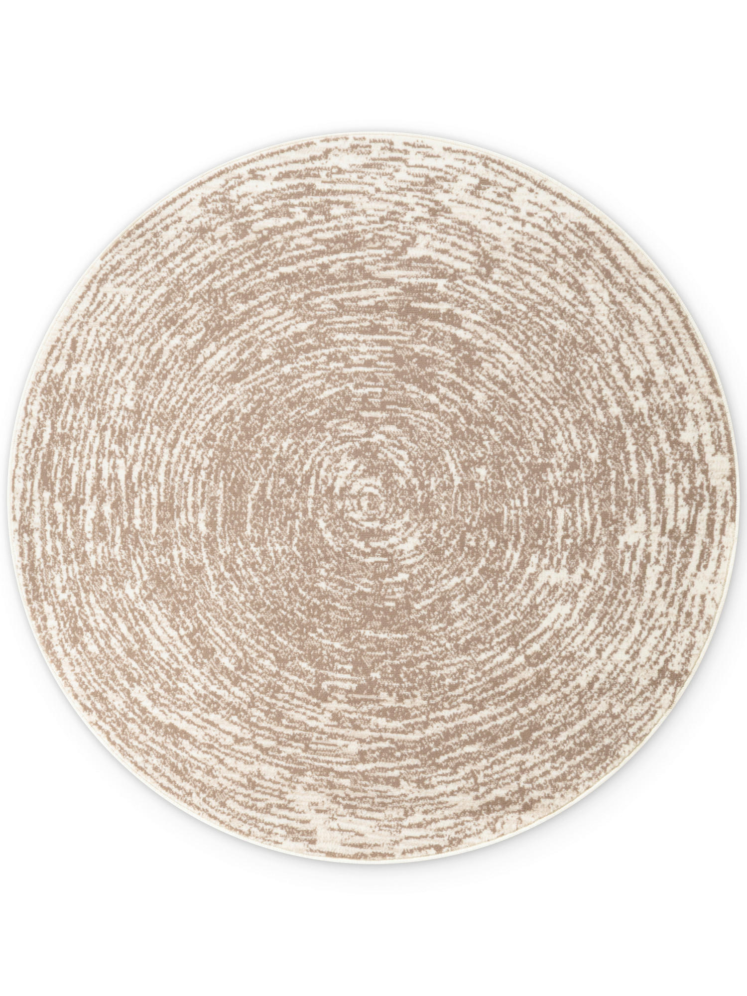 WEBTEPPICH 120 cm Gloria Creme, Beige rund  - Beige/Creme, Design, Kunststoff/Textil (120cm) - Hanse Home