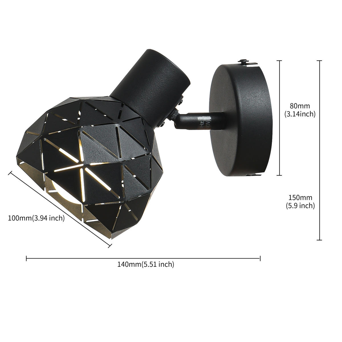 STRAHLER Reus   - Schwarz, KONVENTIONELL, Metall (15/10/14cm)