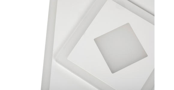 LED-DECKENLEUCHTE 40/40/6 cm   - Weiß, Trend, Kunststoff/Metall (40/40/6cm) - Novel