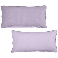 KISSENBEZUG-SET WALLE 40/80 cm  - Violett, Textil (40/80cm) - Bio:Vio