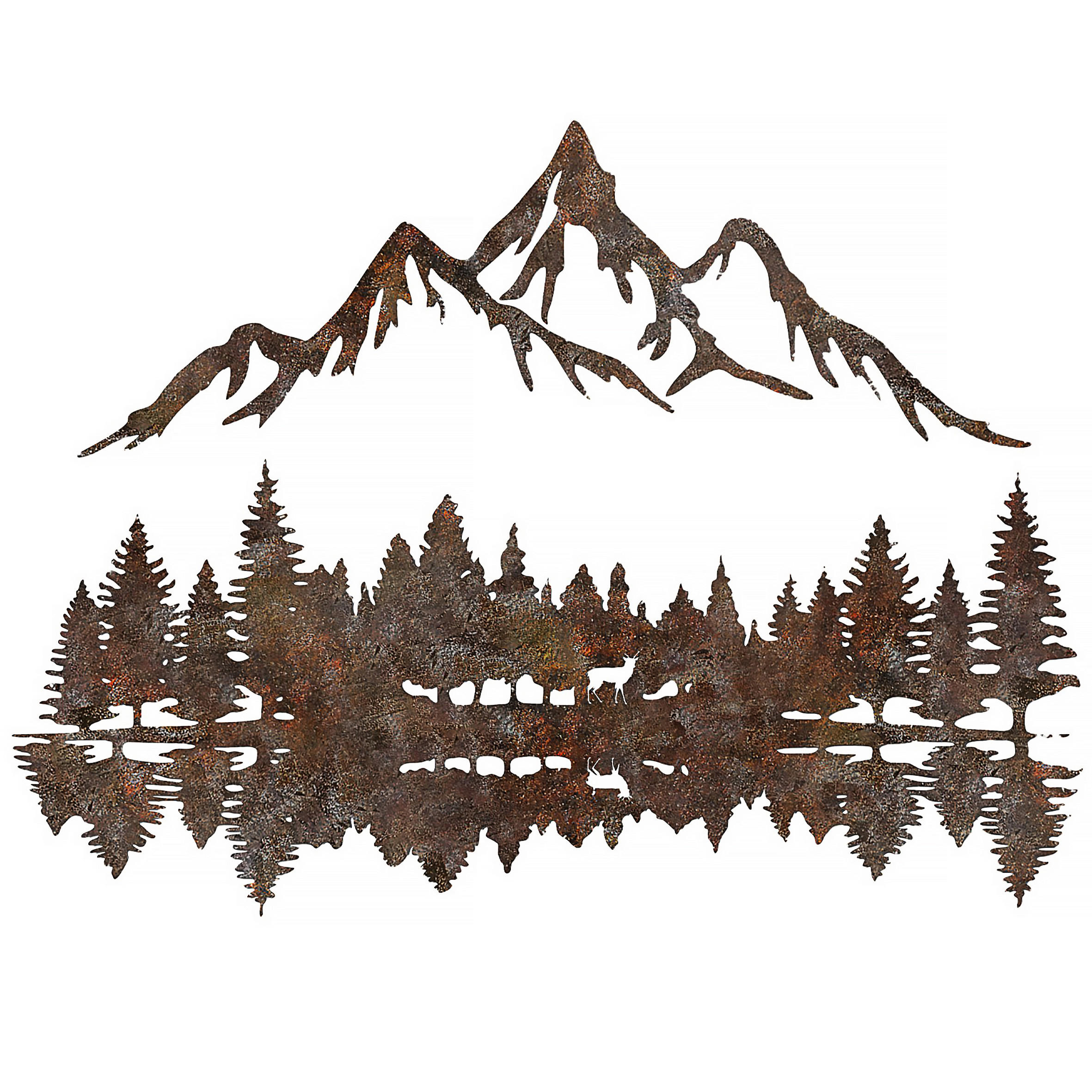 METALLBILD  - Bronzefarben, Basics, Metall (51/70cm)