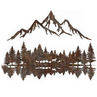 METALLBILD  - Bronzefarben, Basics, Metall (51/70cm)