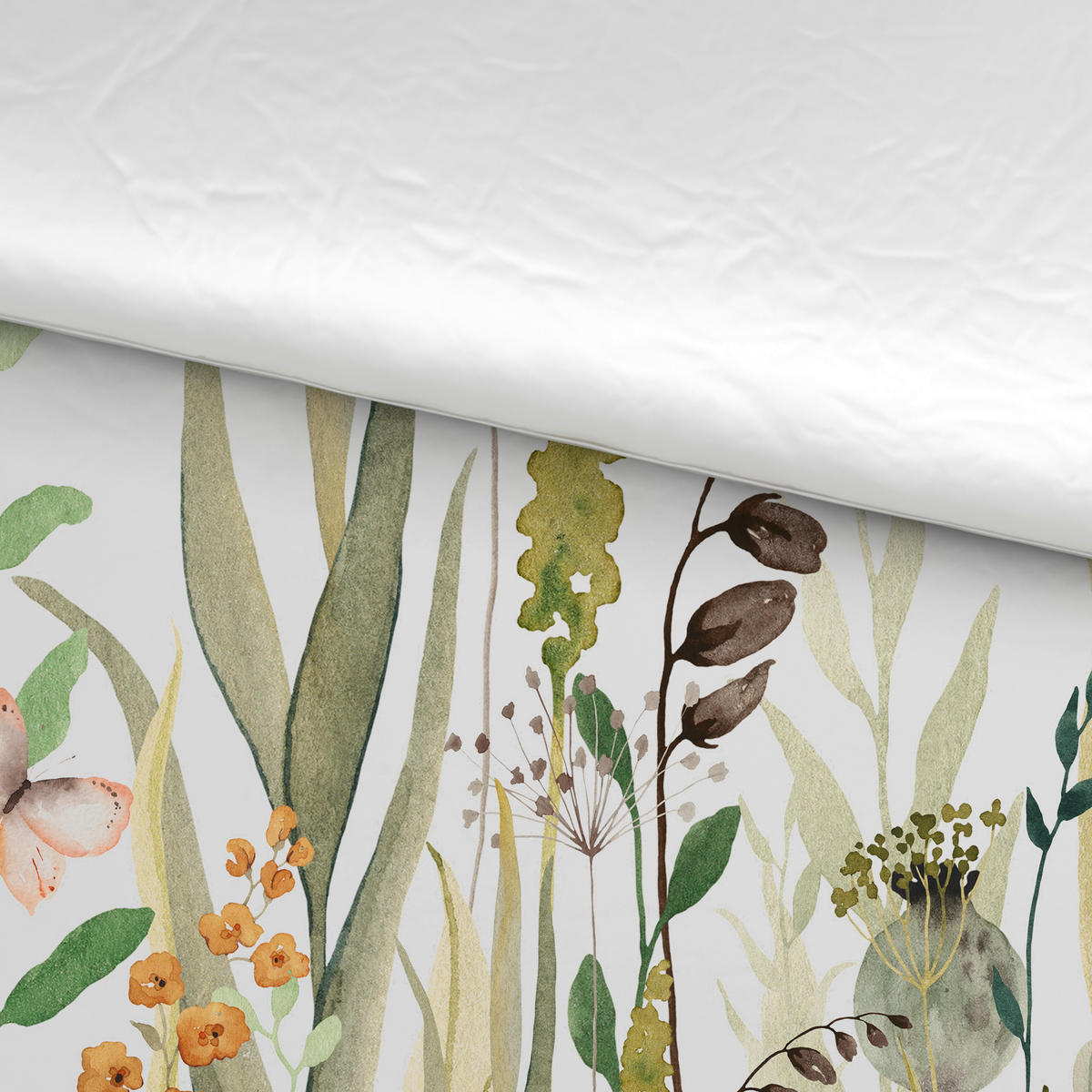 POSTELJINA SA DVA LICA 140/200 cm saten zelena  - zelena, tekstil (140/200cm) - Esposa