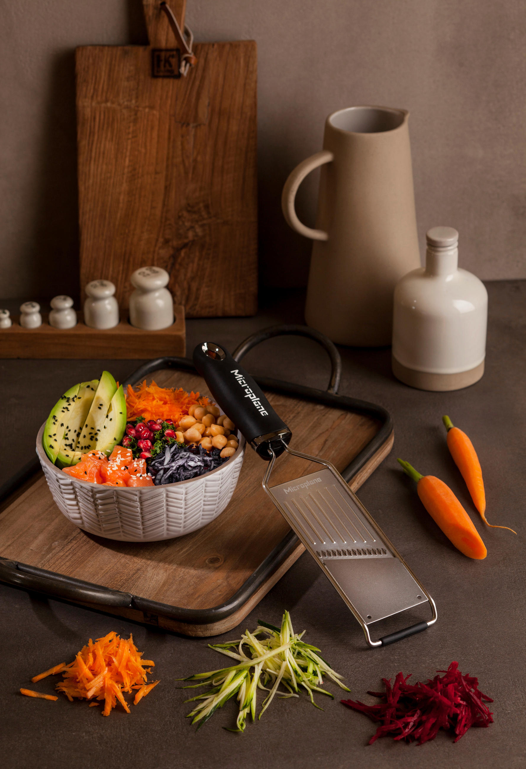 STRGALNIK  GOURMET       31,2/7,5/3 cm            - črna, Basics, kovina/umetna masa (31,2/7,5/3cm) - MICROPLANE