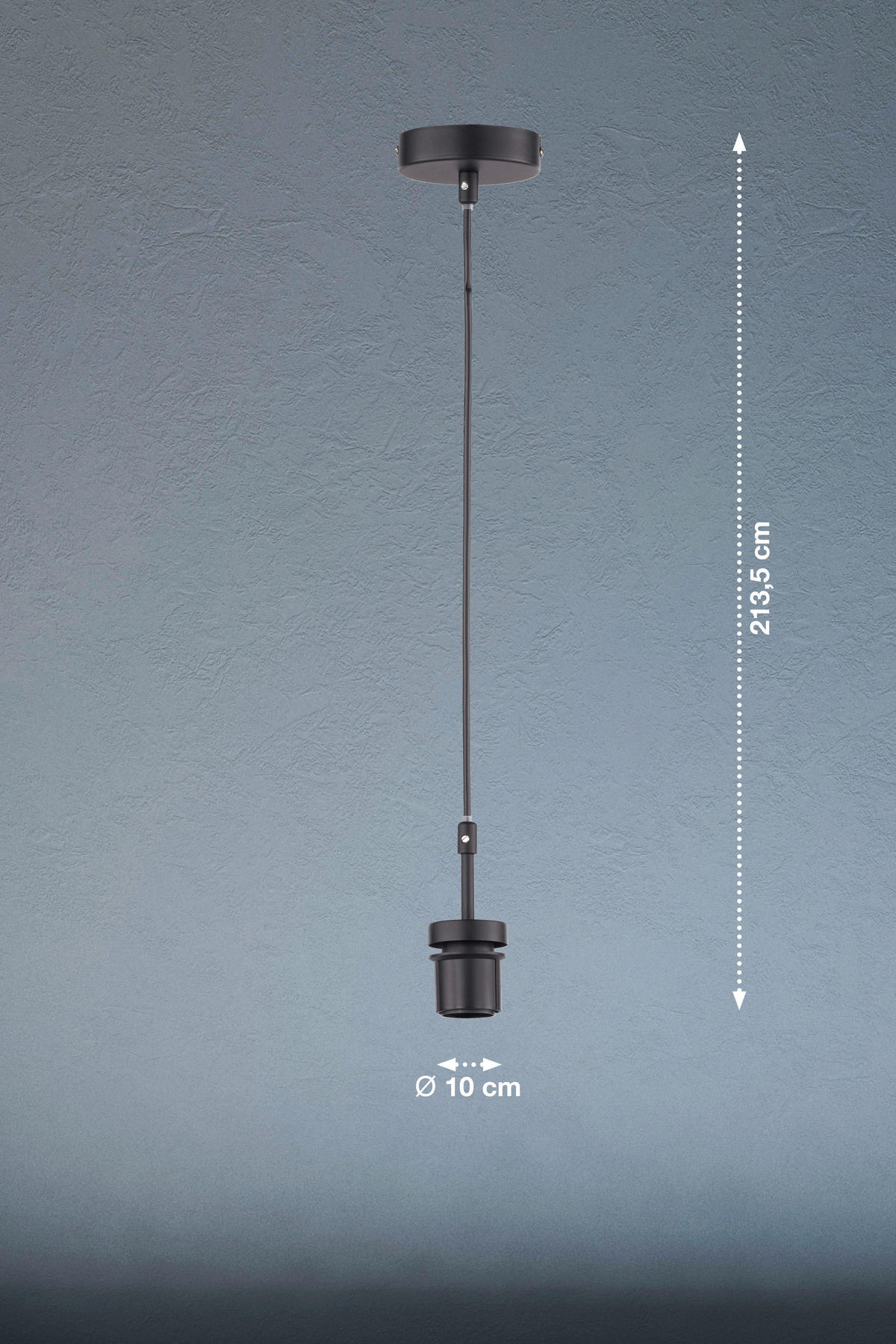 HÄNGLAMPA Modular M 8,5/213,50 cm  - svart, Basics (8,5/213,50cm) - Fischer & Honsel