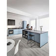 EINBAUKÜCHE   - Pastellblau, Design, Holzwerkstoff - Xora