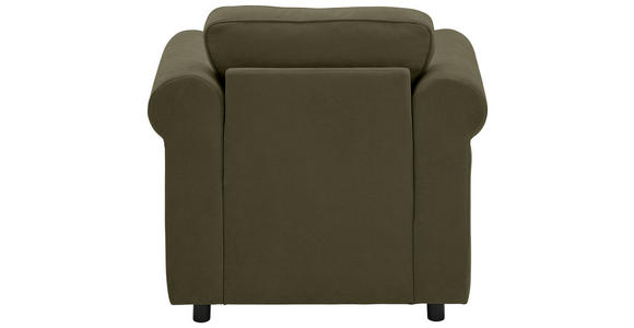 SESSEL in Chenille Dunkelgrün  - Dunkelgrün/Schwarz, KONVENTIONELL, Kunststoff/Textil (106/88/86cm) - Carryhome