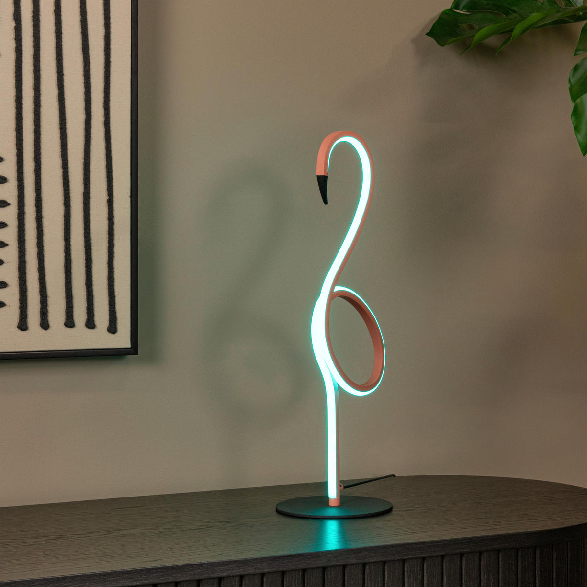LED-TISCHLEUCHTE - Schwarz, Lifestyle, Metall (15/18.1/49.5cm) - Lucide