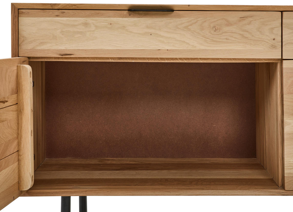 SIDEBOARD  in 140/70/40 cm  - Schwarz/Naturfarben, LIFESTYLE, Holz/Kunststoff (140/70/40cm) - Livetastic