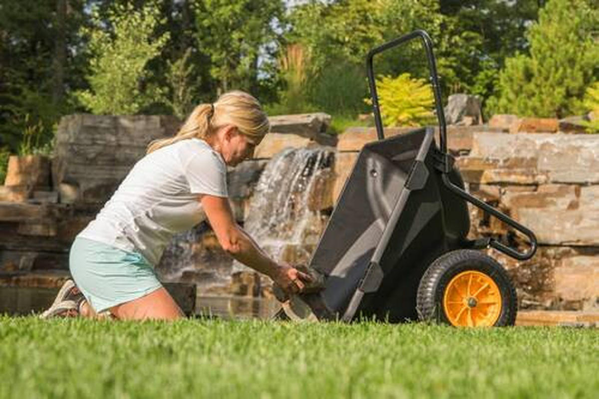 GARTENKARRE - Schwarz, Basics, Kunststoff (71/74/127cm)