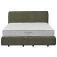 BOXSPRINGBETT 180/200 cm  in Braun  - Schwarz/Braun, Design, Kunststoff/Textil (180/200cm) - Johann Jakob