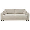 SCHLAFSOFA in Cord Beige  - Beige/Schwarz, Konventionell, Kunststoff/Textil (235/89/92cm) - MID.YOU
