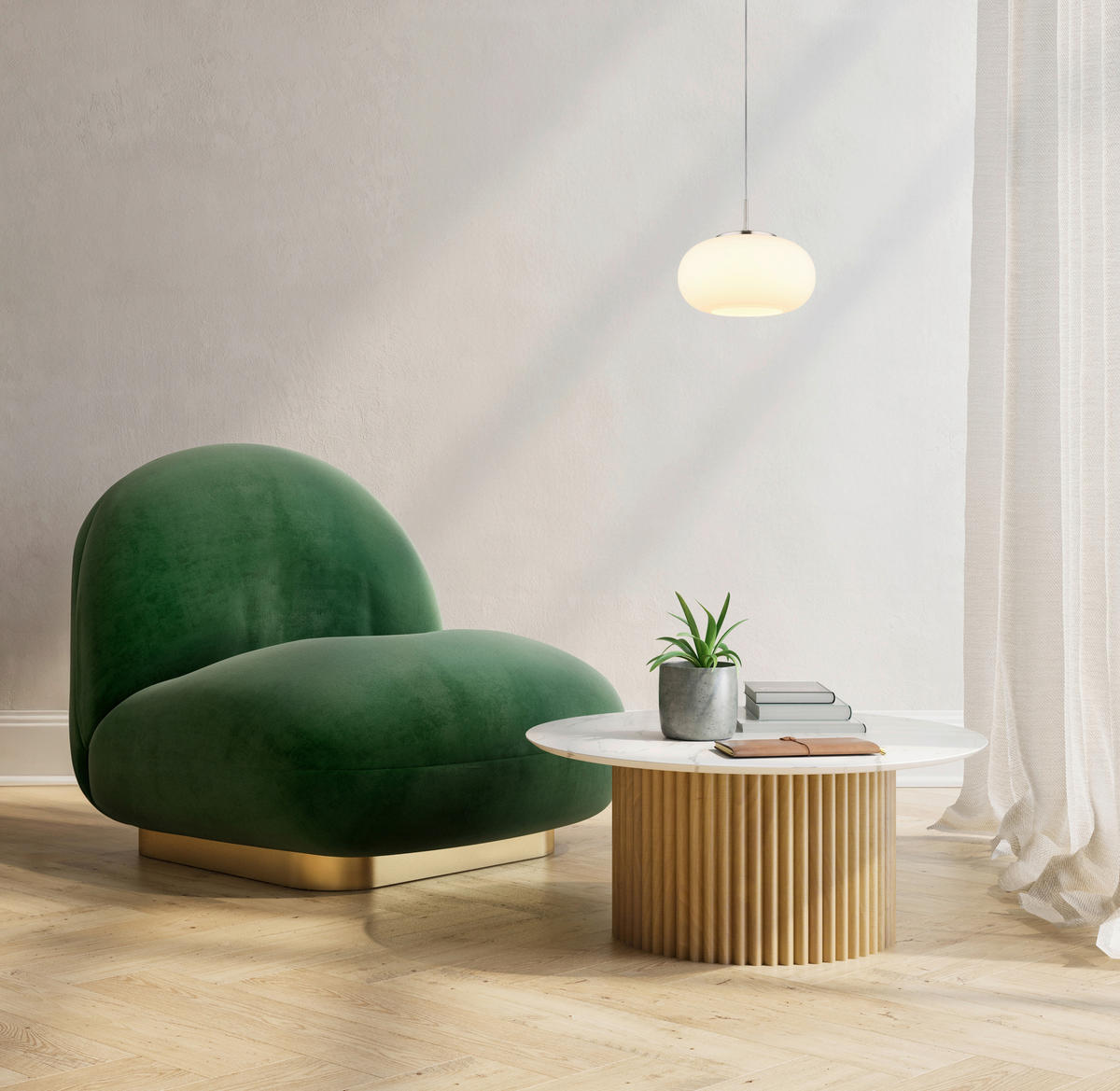 ZÁVĚSNÉ LED SVÍTIDLO, 20/150 cm  - průhledné/opál, Design, kov/sklo (20/150cm) - Globo
